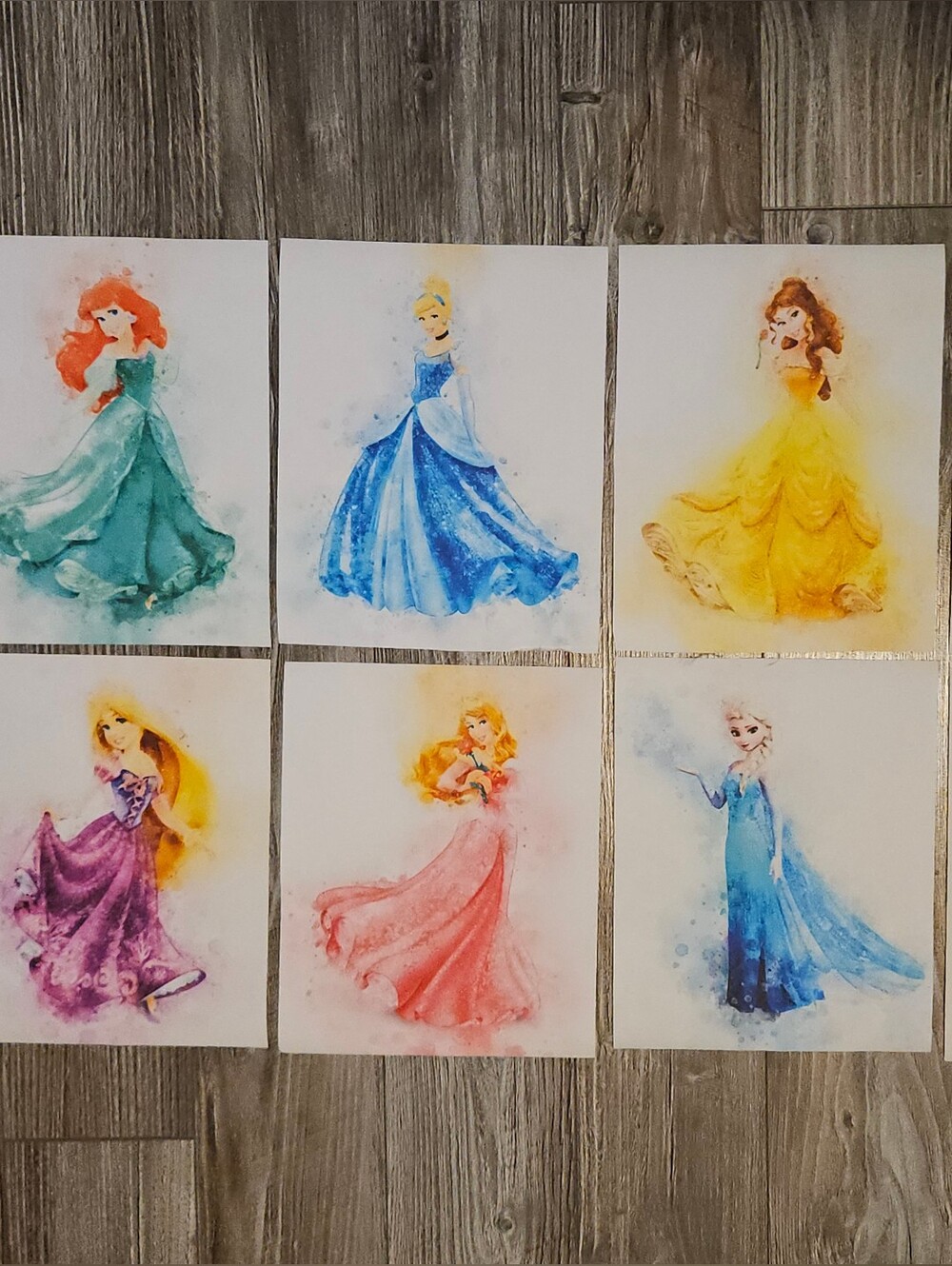 Kids Princess  Artwork Set - (8)